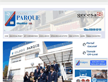 Tablet Screenshot of colegioparque.es
